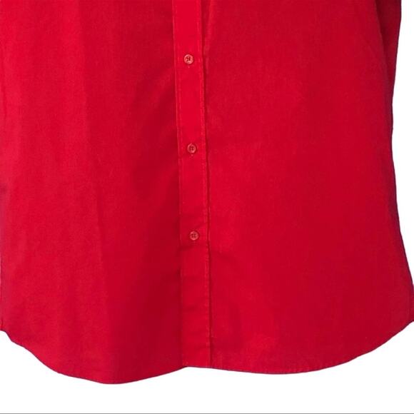 James & Nicholson Short Sleeve Red Button-Up Dress Shirt Size XL NWOT - Picture 5 of 9